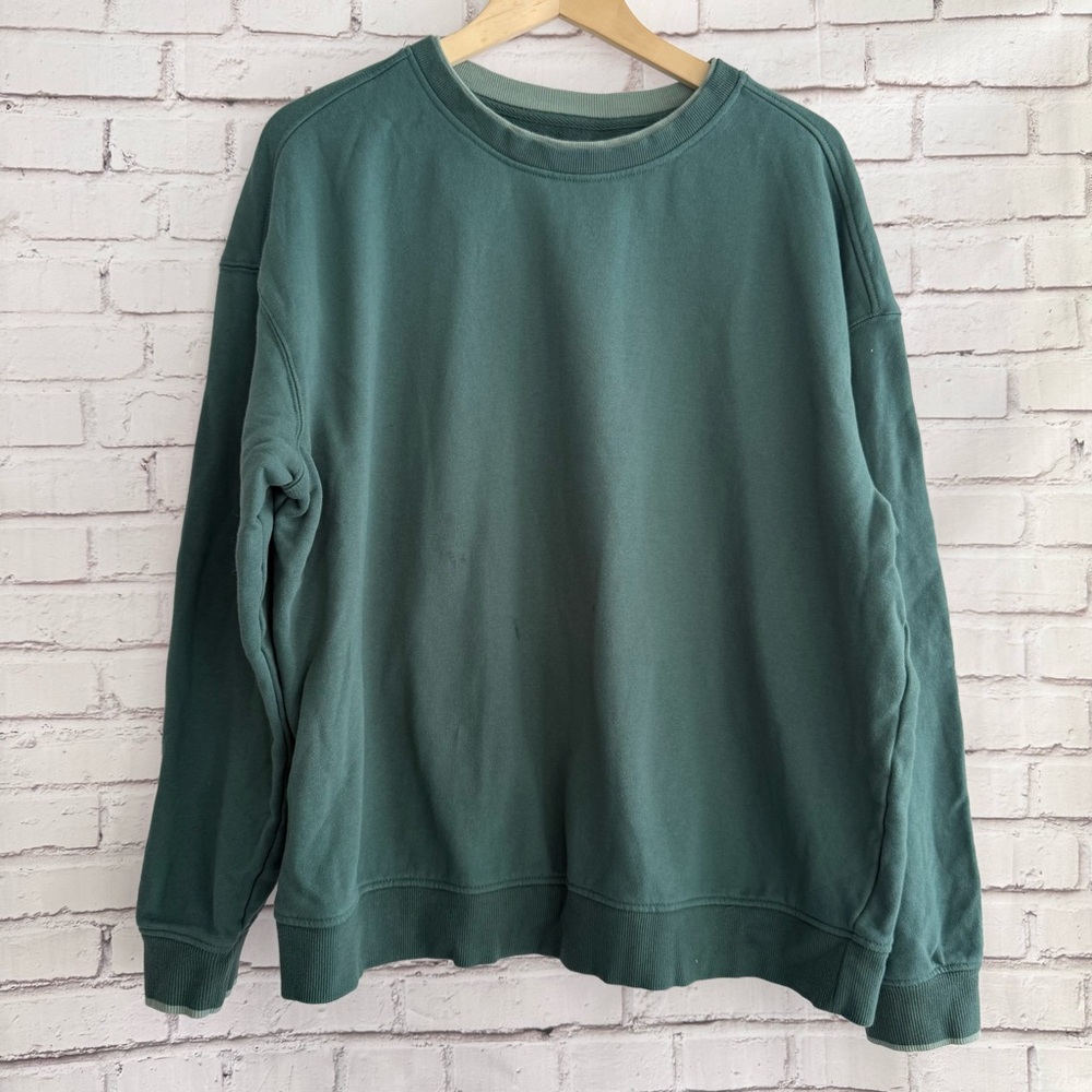 Goodfellow‎ & Co Men's Teal Crewneck Sweater